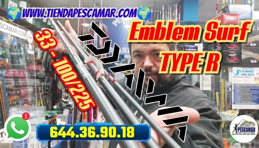 Caña Daiwa Emblem Surf TypeR  33-420 Híbrida / Cremallera