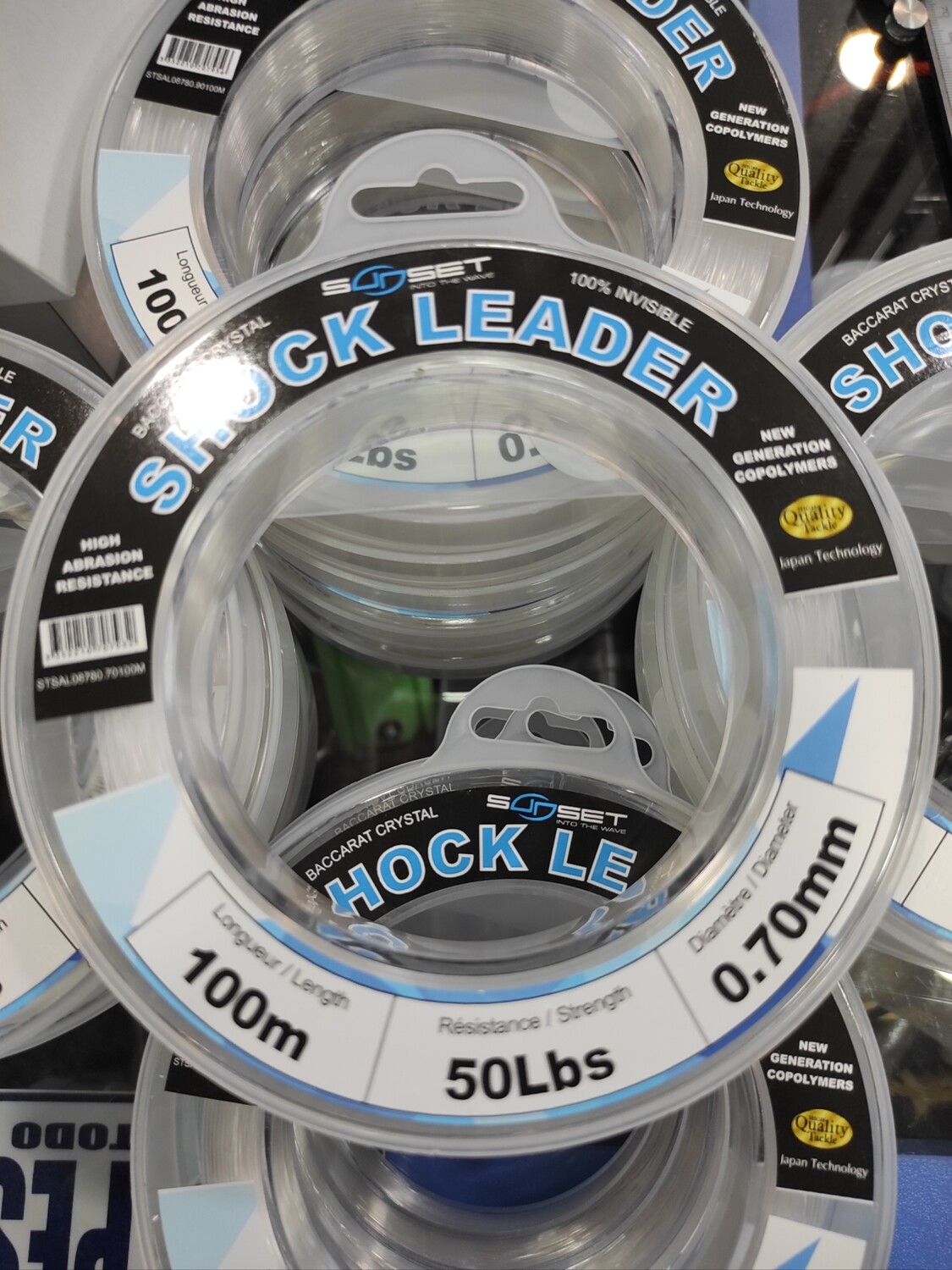 Línea 100Mtr Shock Leader - 0.70mm - 50Lbs - invisible - Sunset