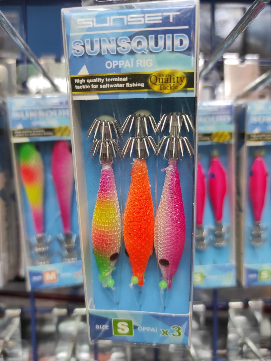 Señuelo Bajo Pajaritos OPPAI RIG sunsquid - 6Cm X3 - 35/100
