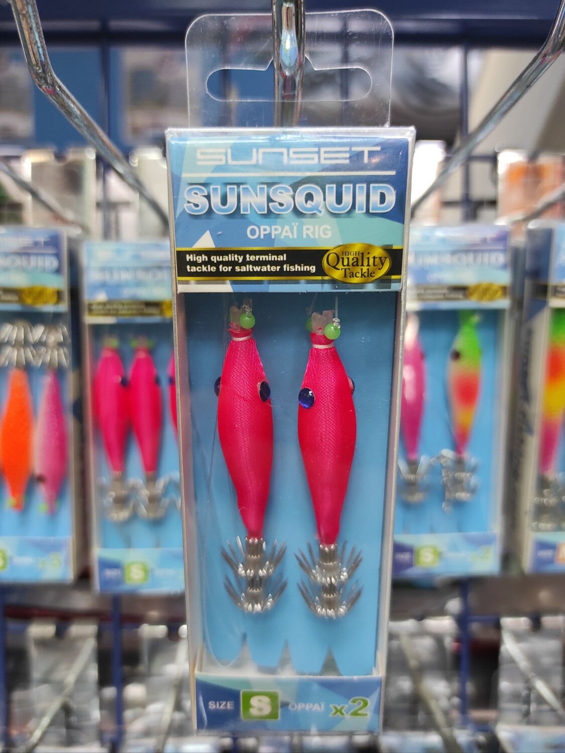 Señuelo Bajo Pajaritos OPPAI RIG sunsquid - 6Cm X2 - 35/100 - Fluo Pink