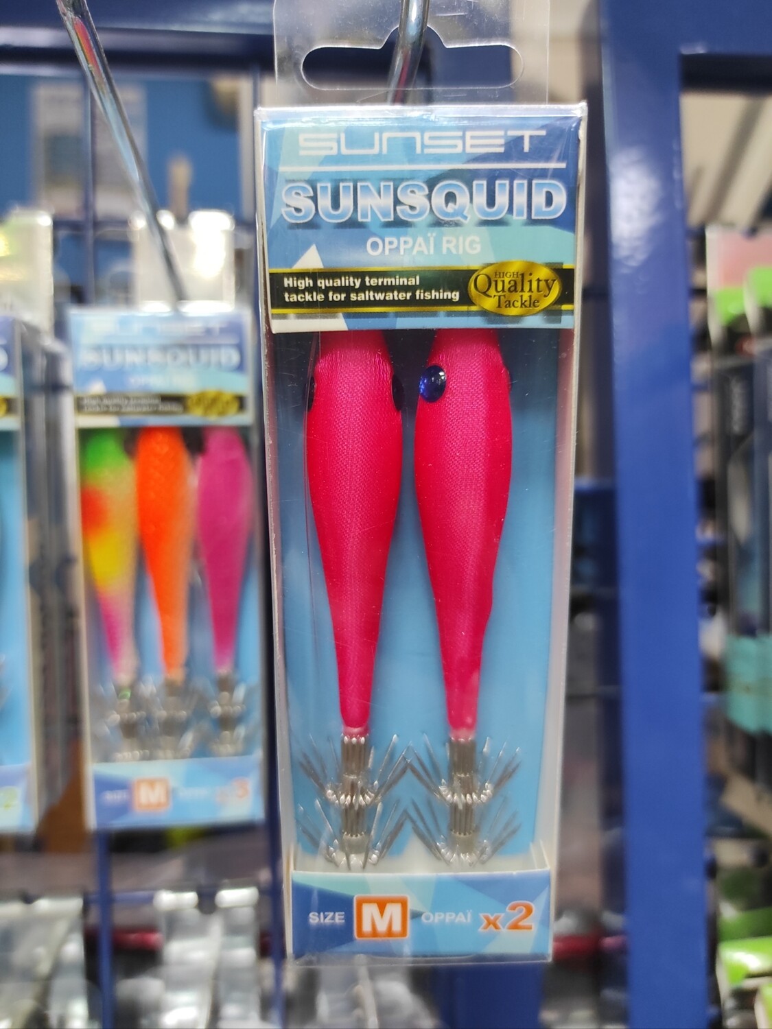 Señuelo Bajo Pajaritos OPPAI RIG sunsquid - 9Cm X2 - 40/100 - Fluo Pink