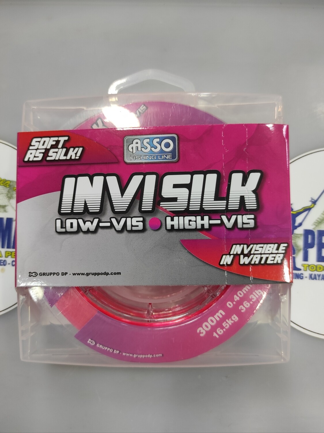 Linea 300mt - 0.40mm - 16,50kg - asso INVISILK