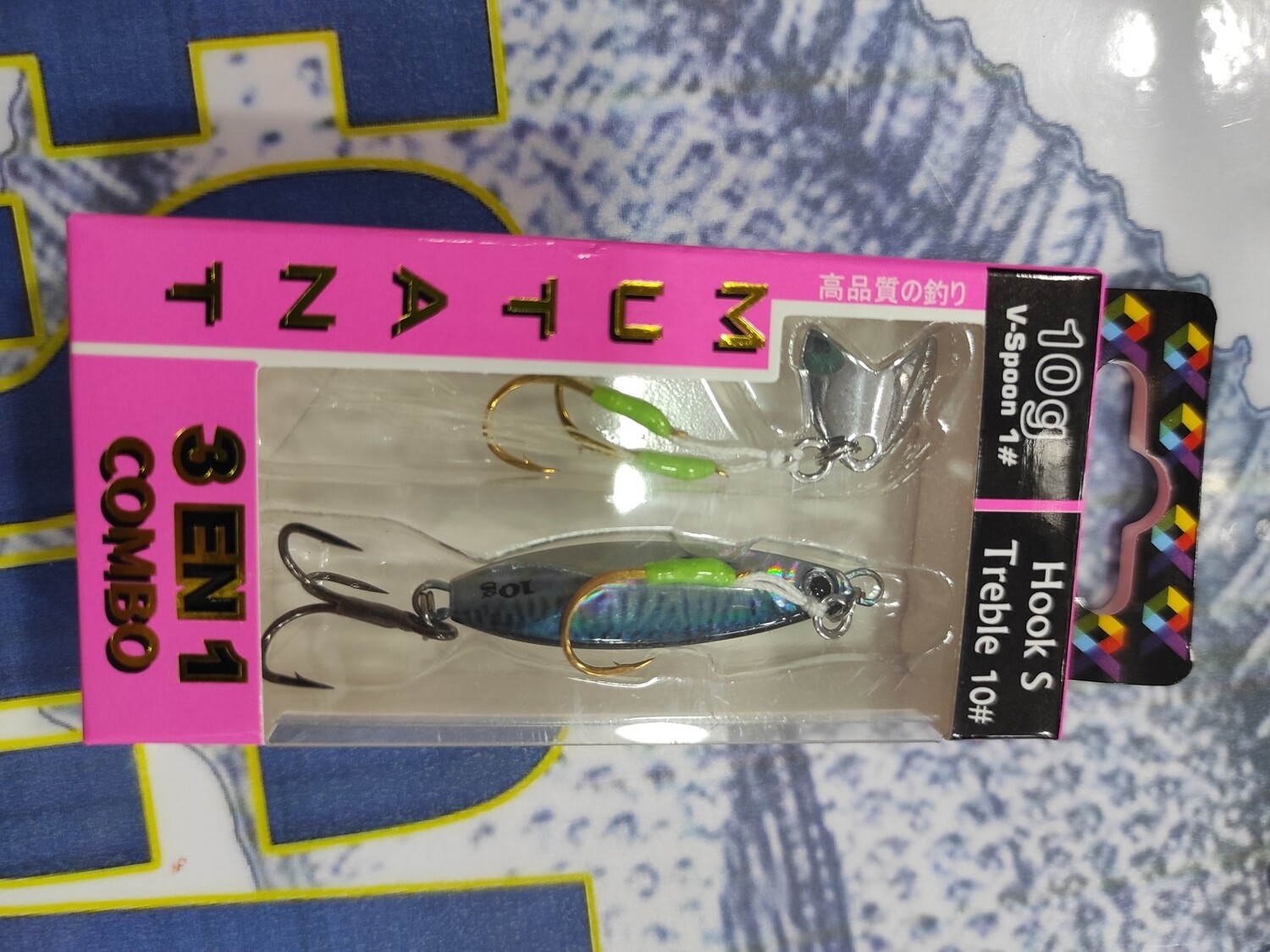 Jig Takeshi 10Gr - Mutant Combo 3 en 1 - Real blue Mac