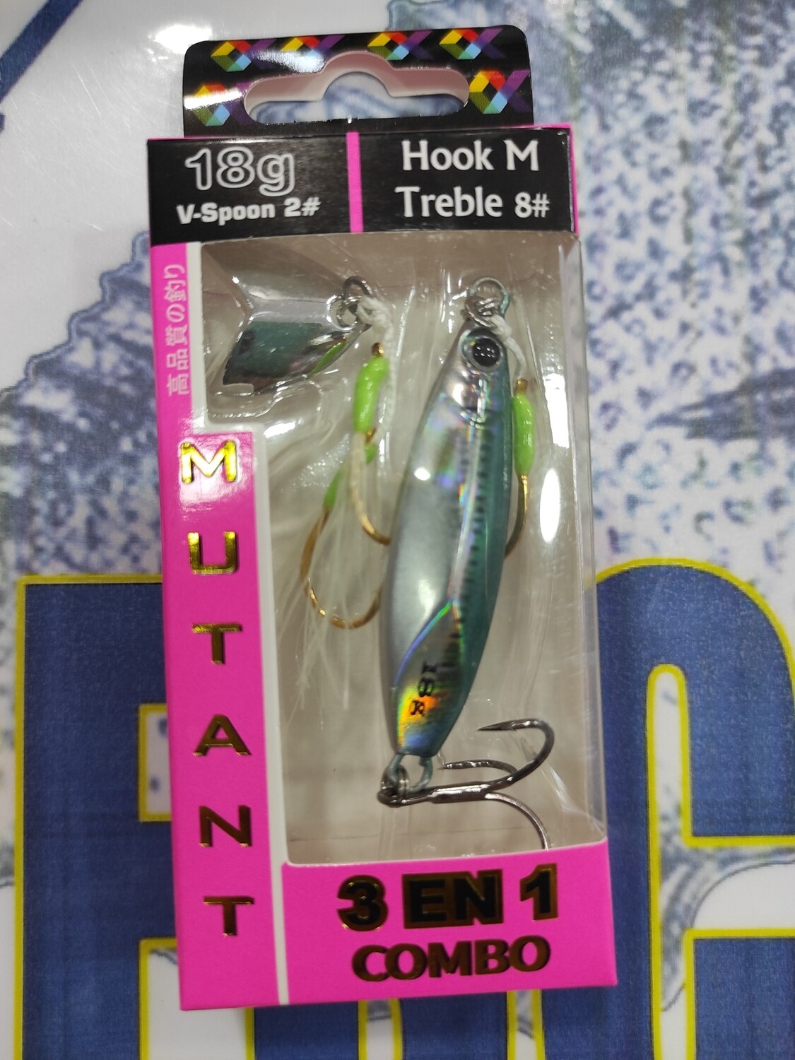 Jig Takeshi 18Gr - Mutant Combo 3 en 1 - Real Sardine