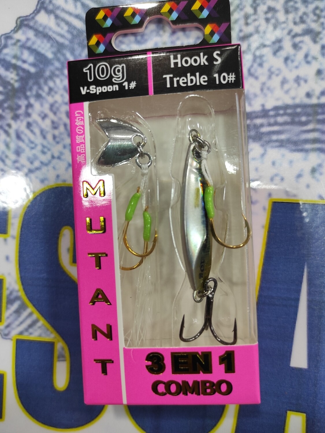 Jig Takeshi 10Gr - Mutant Combo 3 en 1 - Real Mahi