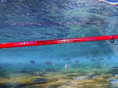 Caña Duraflot Squid Finder 1,82Mtr - 8/25Gr Sensimax - MaxCarbon - Roja