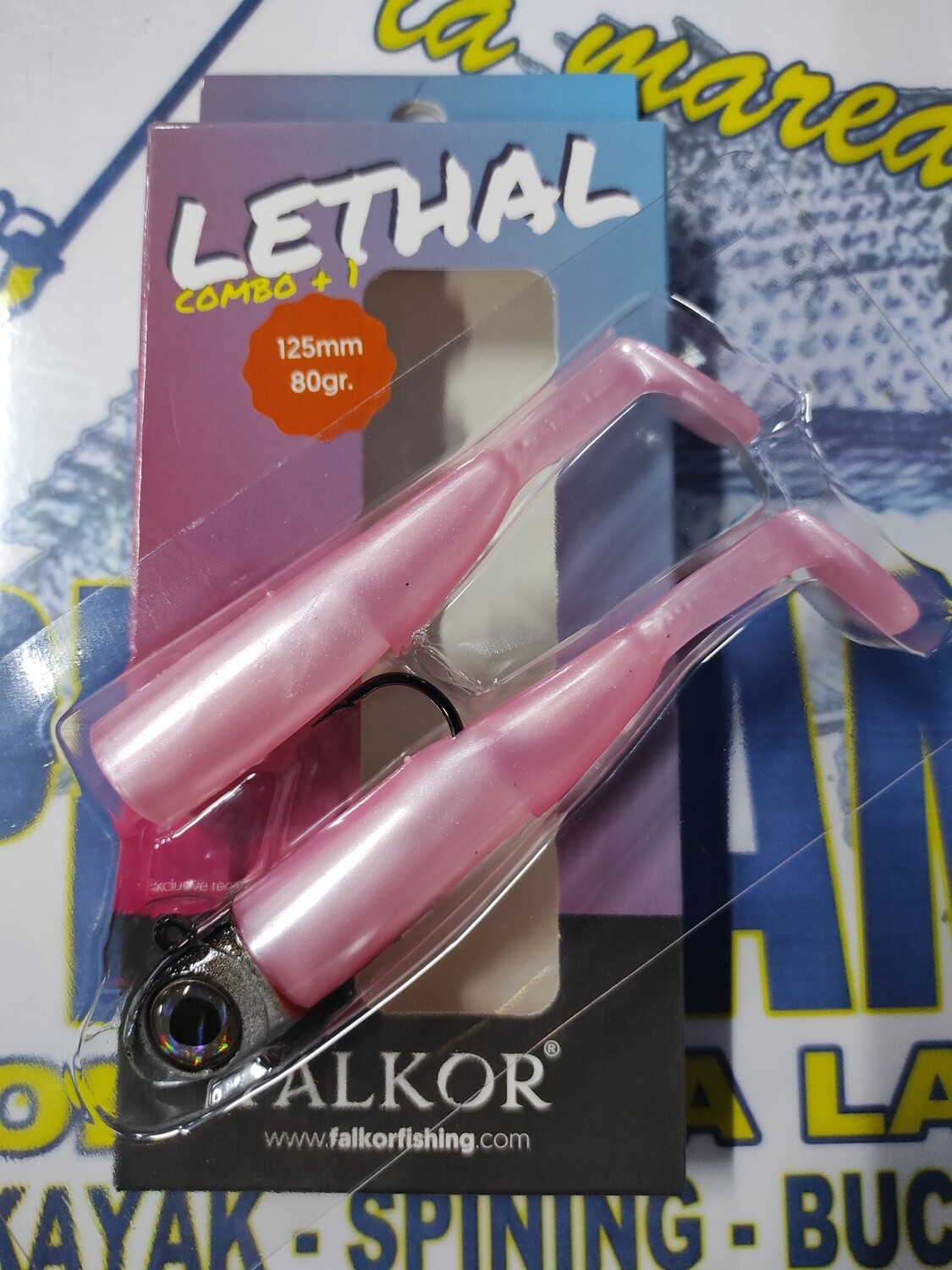 Lethal FALKOR combo+1 - 125mm/80Gr - rosa