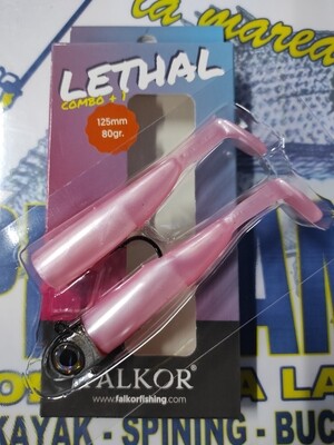 Lethal FALKOR combo+1 - 125mm/80Gr - rosa