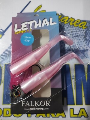 Lethal FALKOR combo+1 - 125mm/60Gr - rosa