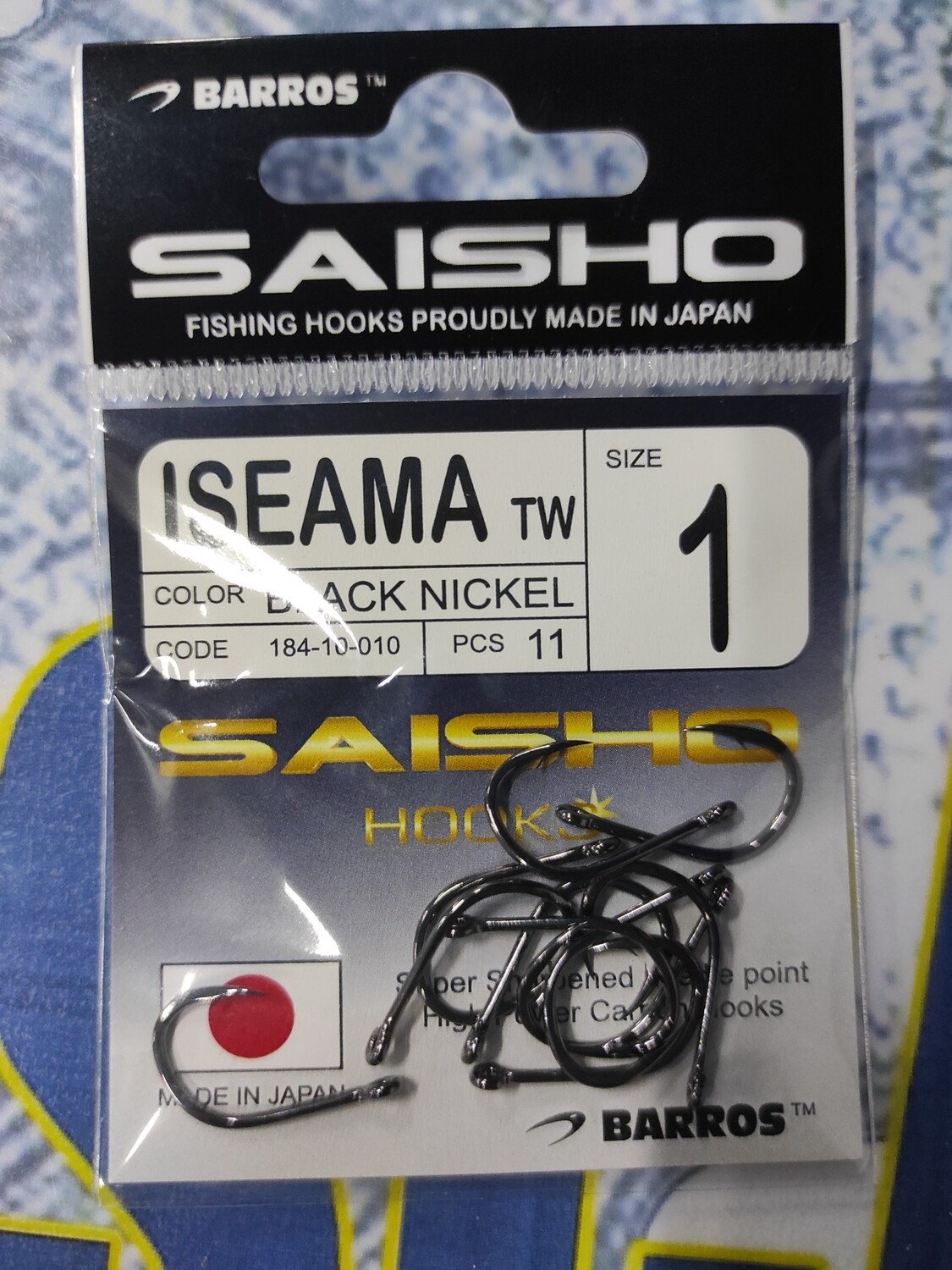 Anzuelo SAISHO - Iseama - Num 1 - Pcs11 - Barros