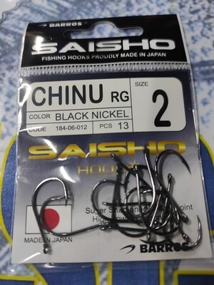 Anzuelo SAISHO - Chinu RG - Num 2 - Pcs13 - Barros