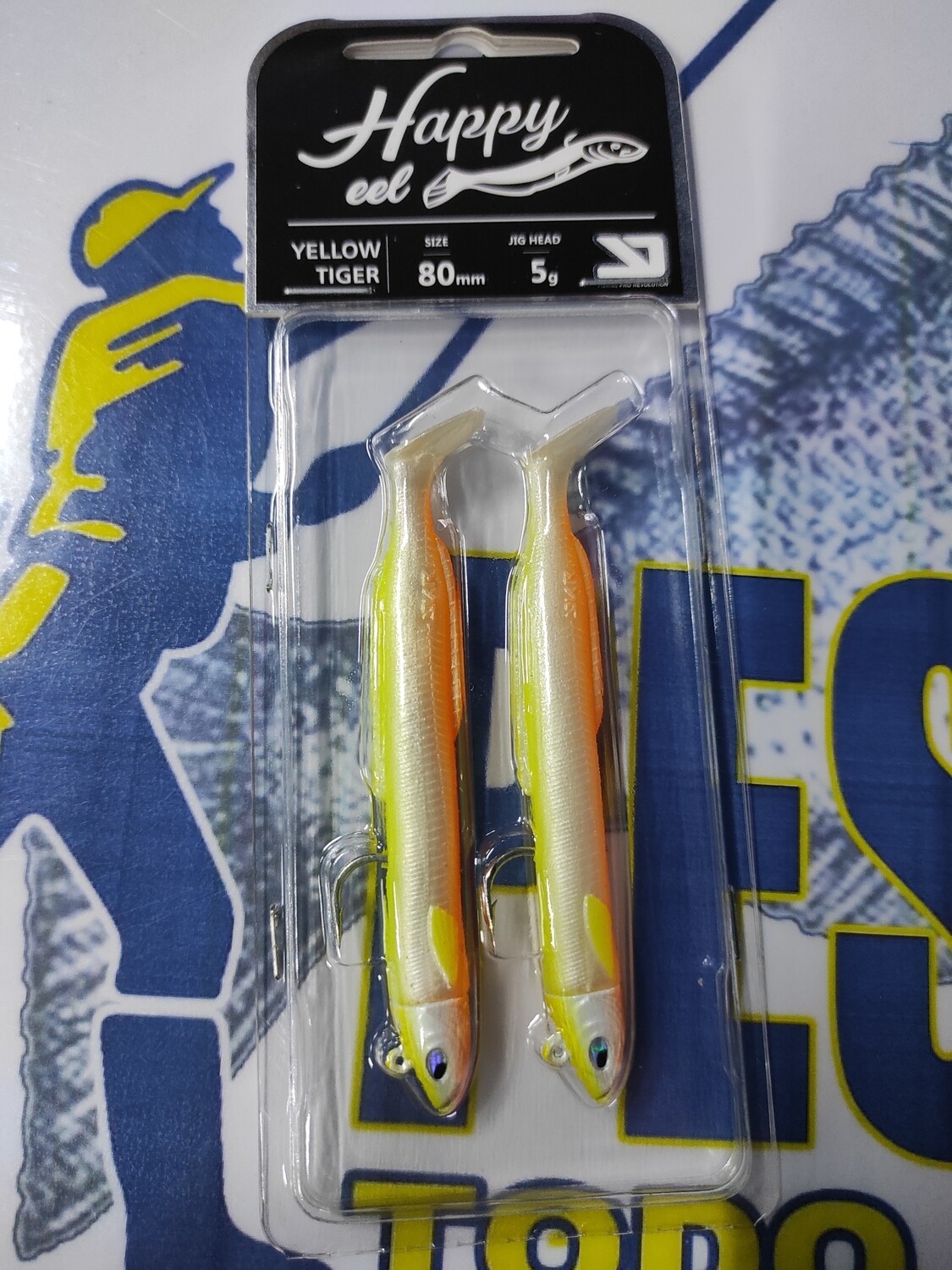 Ykr Happy EEL 5Gr - 80mm - Yellow Tiger