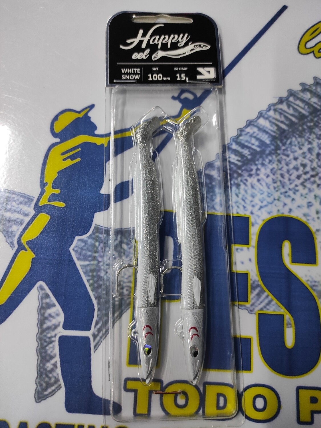 Ykr Happy EEL 15Gr - 100mm - White Snow