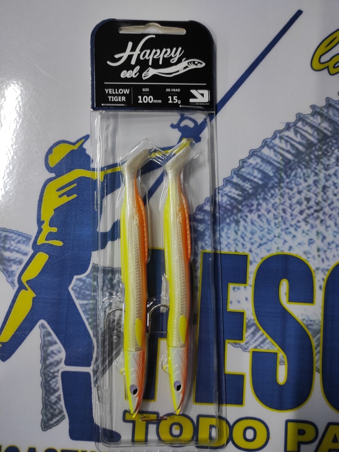 Ykr Happy EEL 15Gr - 100mm - Yellow Tiger