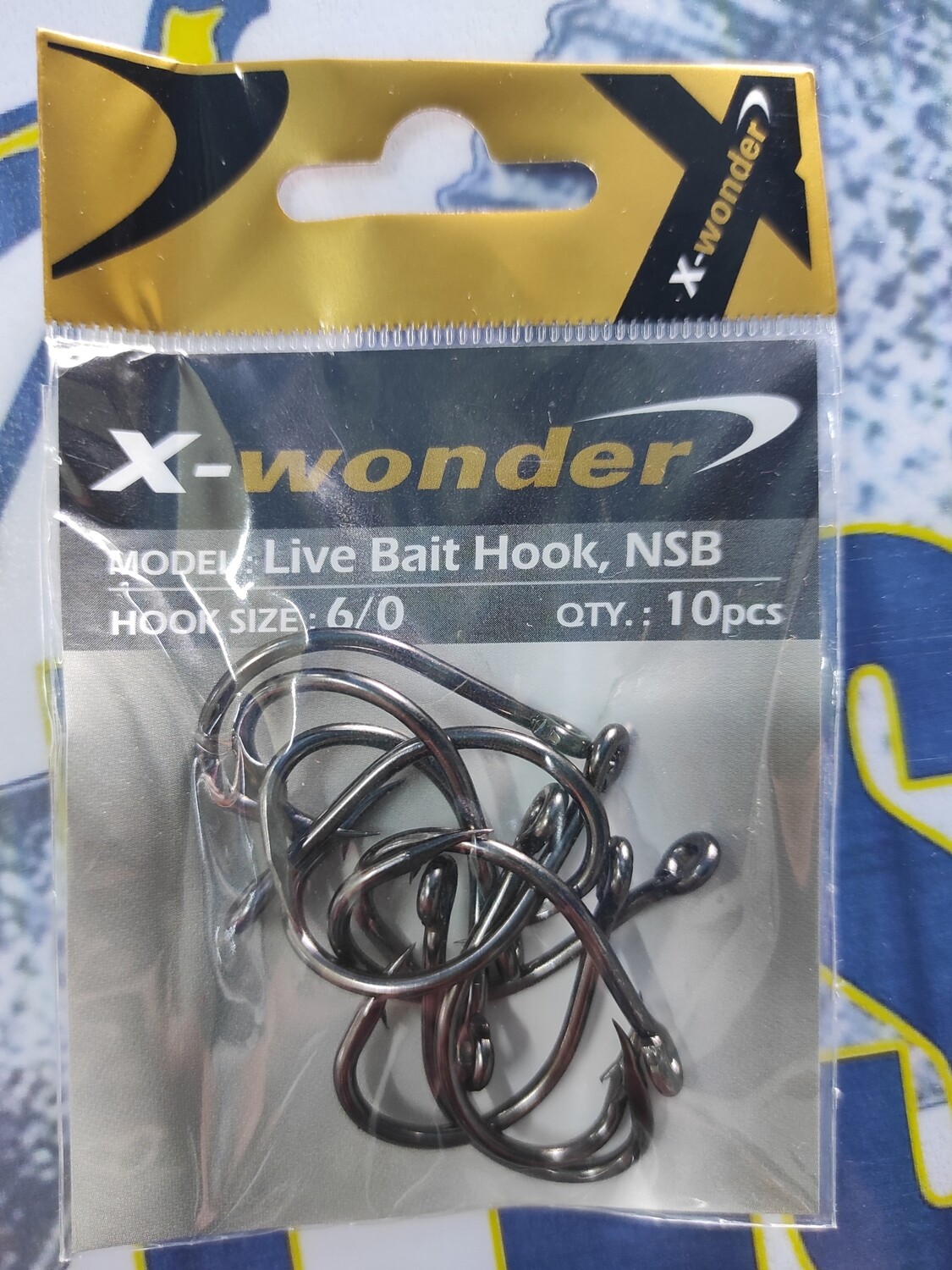 Anzuelo num 6/0 - 10unid - ojal - Xwonder
