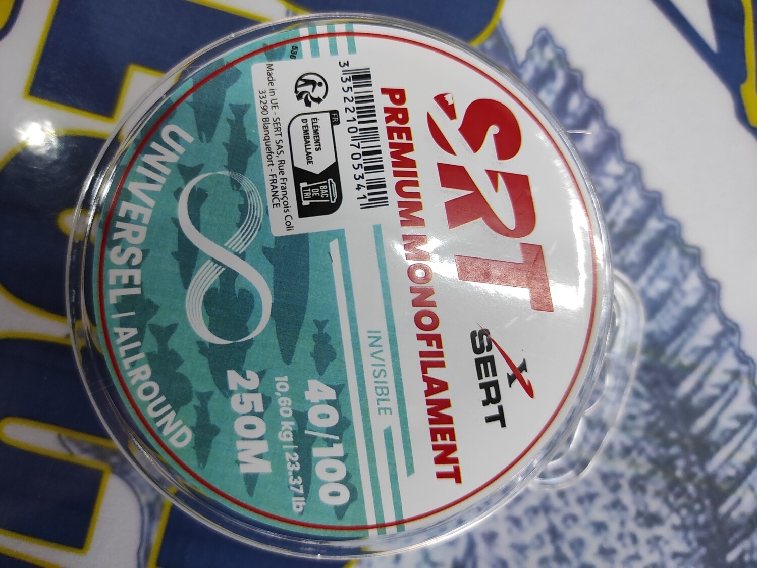 Línea 250Mtr SRT 40/100 - 10,60Kg - Premium Monofilamento - invisible