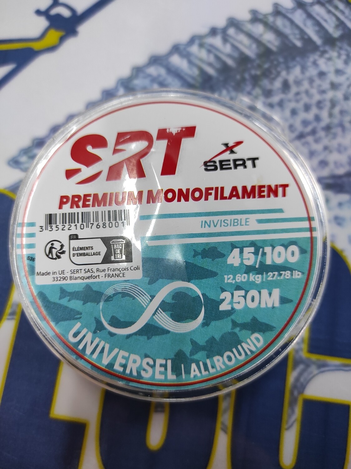 Línea 250Mtr SRT 45/100 - 12,60Kg - Premium Monofilamento - invisible