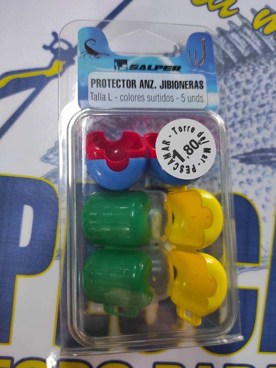 Cubre poteras Jibioneras - Talla L - 5 Unid Colores - Egging