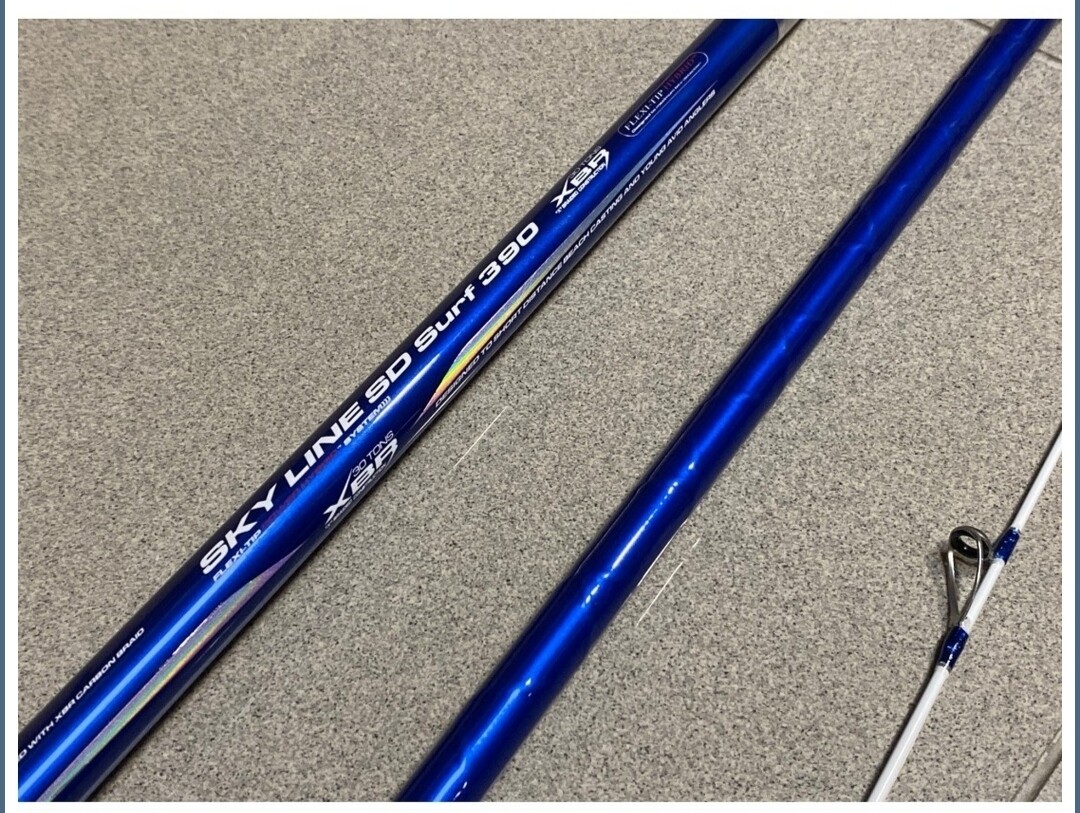 CAÑA CINNETIC SKY LINE XBR SD SURF FLEXI TIP HYBRID 3,90 Mtr - Fuji