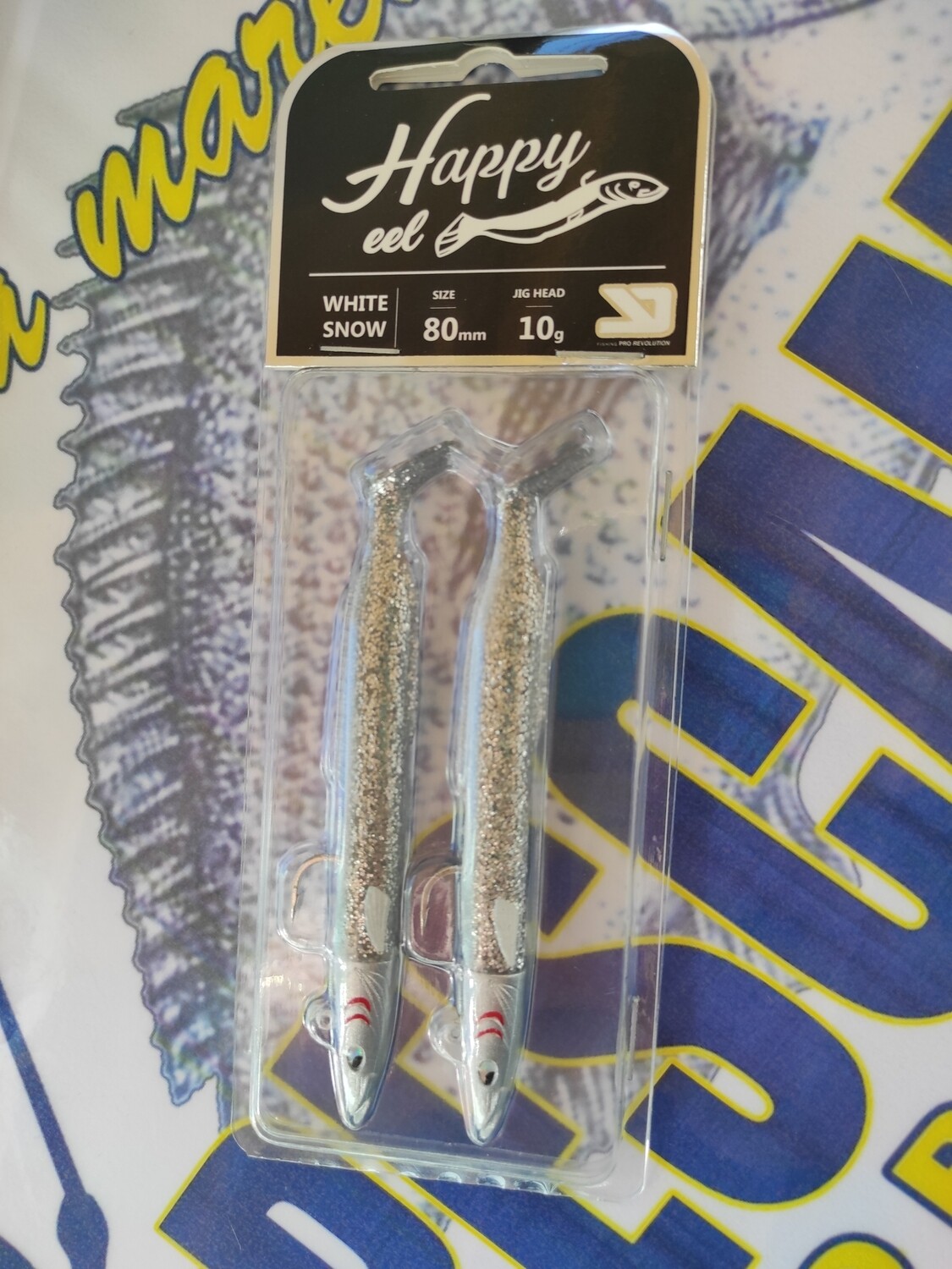Ykr Happy EEL 10Gr - 80mm - White Snow