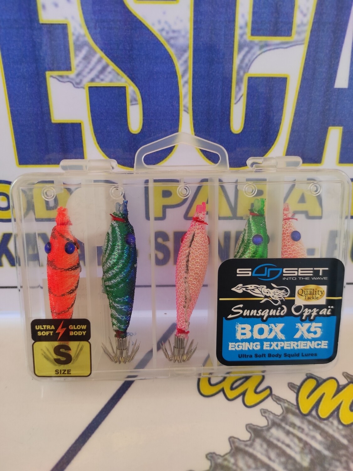 Pack 5 Jibioneras - Talla S - Luminosas + cajita