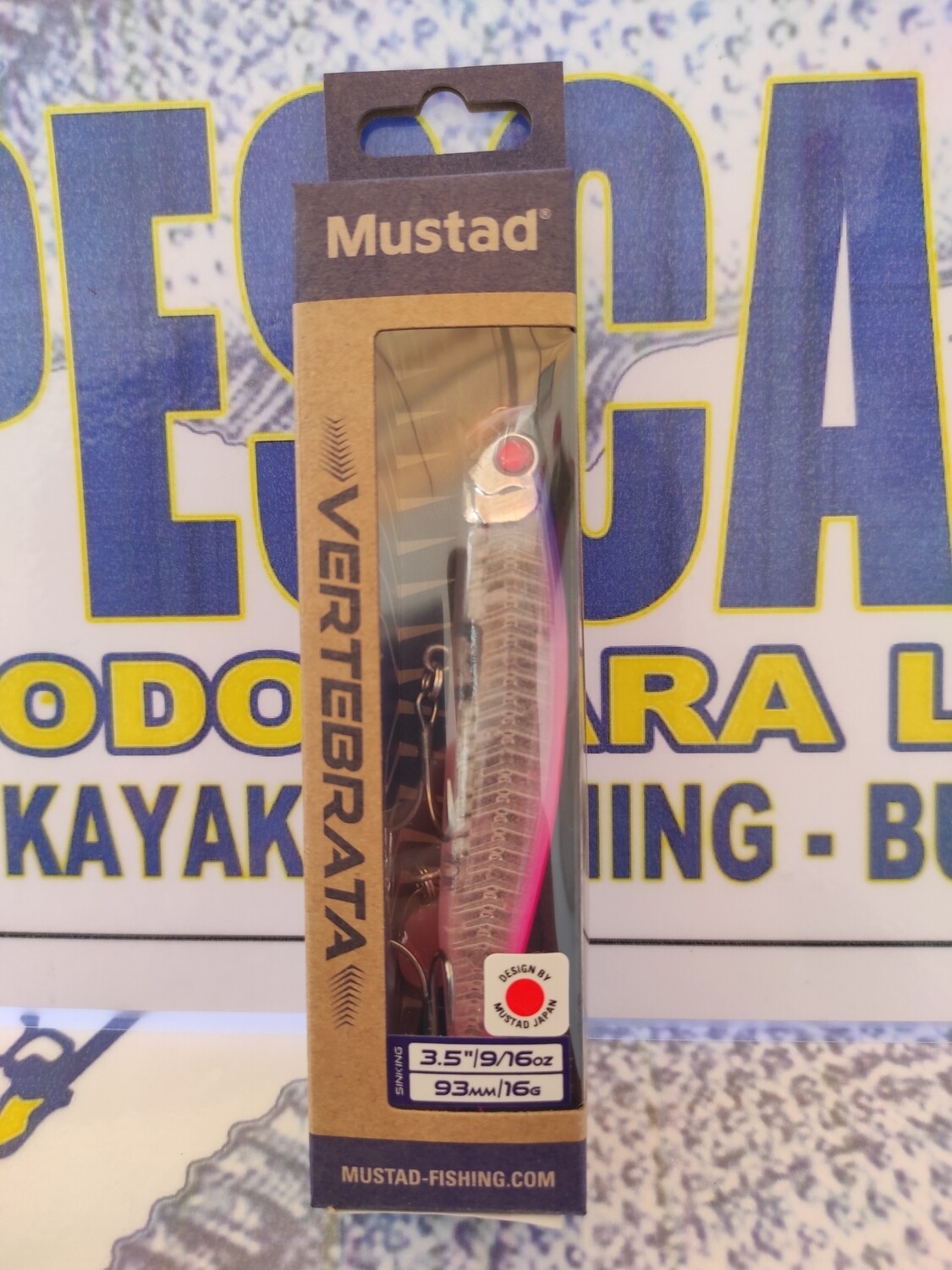 Paseante MUSTAD VERTEBRATA 93mm - 16Gr - Color : Luminous Magic