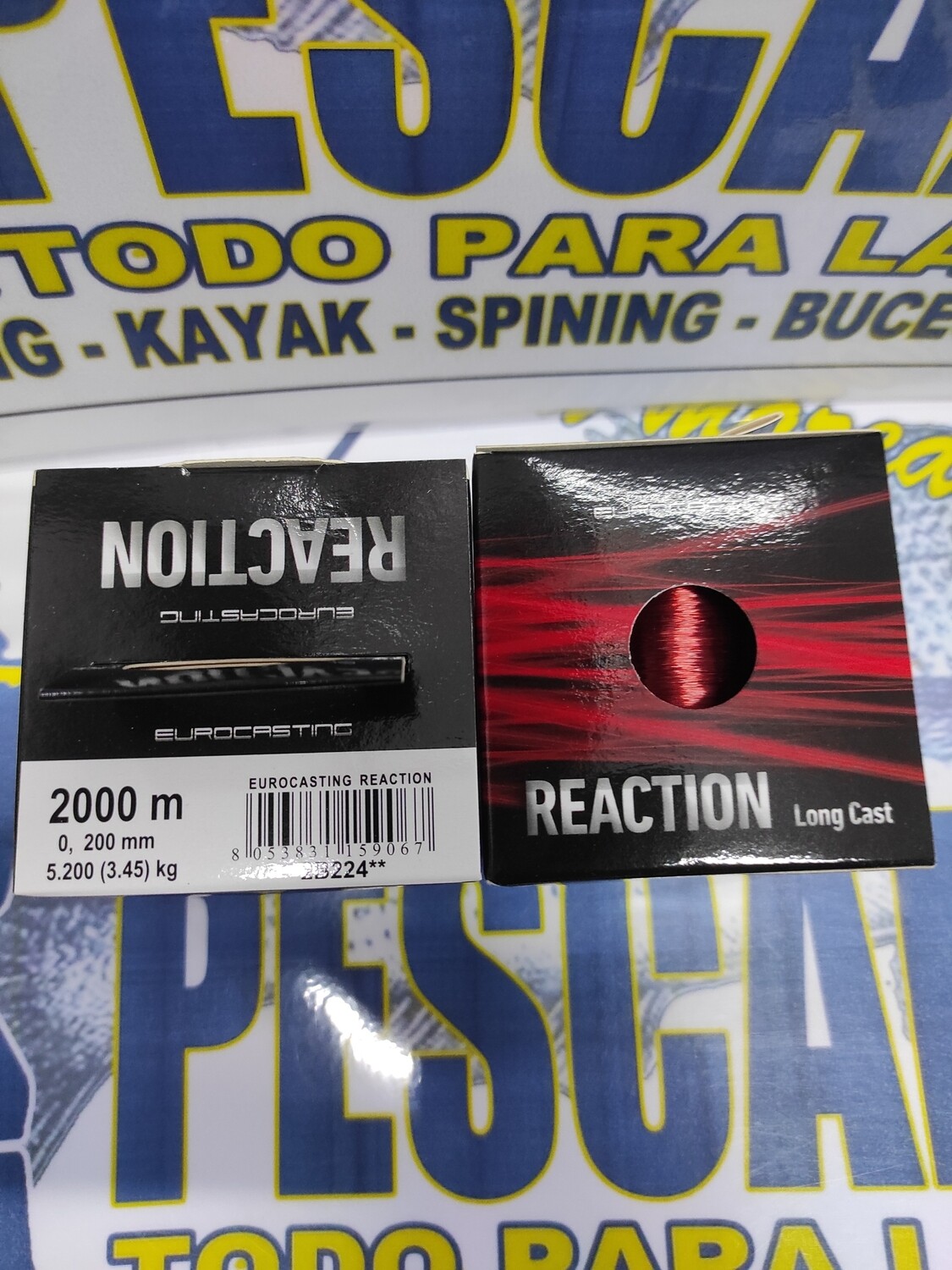 Línea 2000Mtr - 0.20 mm - 3,45Kg - Reaction Tubertini