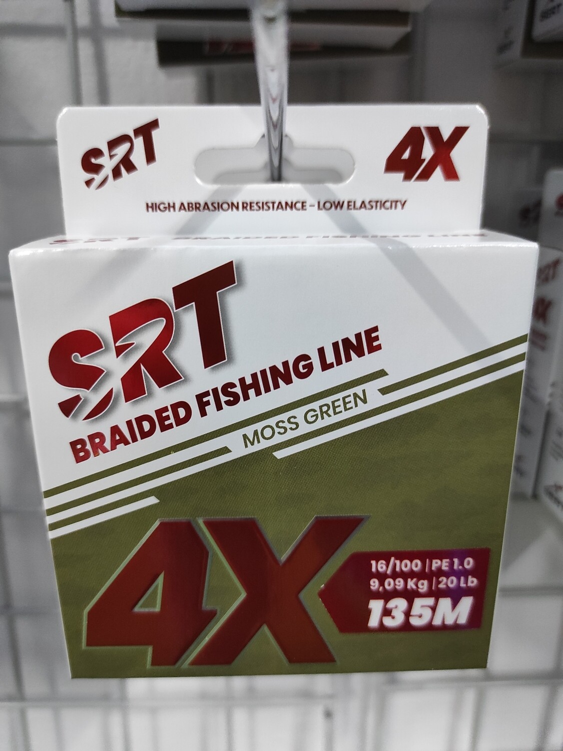 Línea 135 Mtr SRT Braided - 4X - 0.16 - 9,09 Kg - Verde