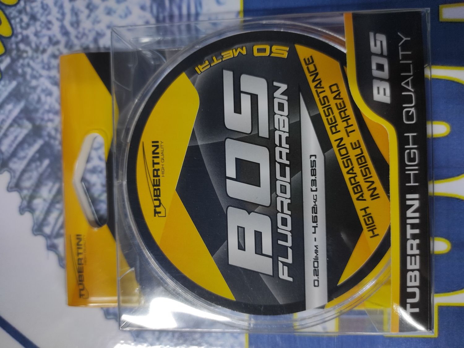 Línea 50Mtr - 0.20 mm - 4,52kg - Fluorocarbono 100% - BOS - Tubertini