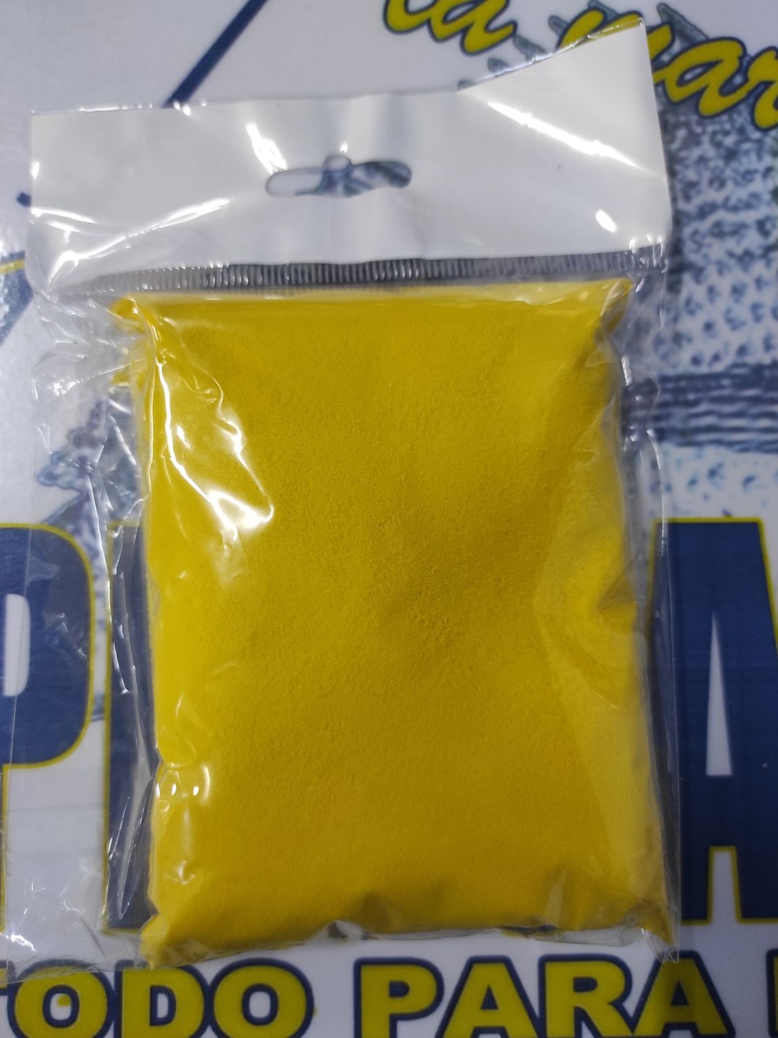 Polvo plastico 100gr - Amarillo