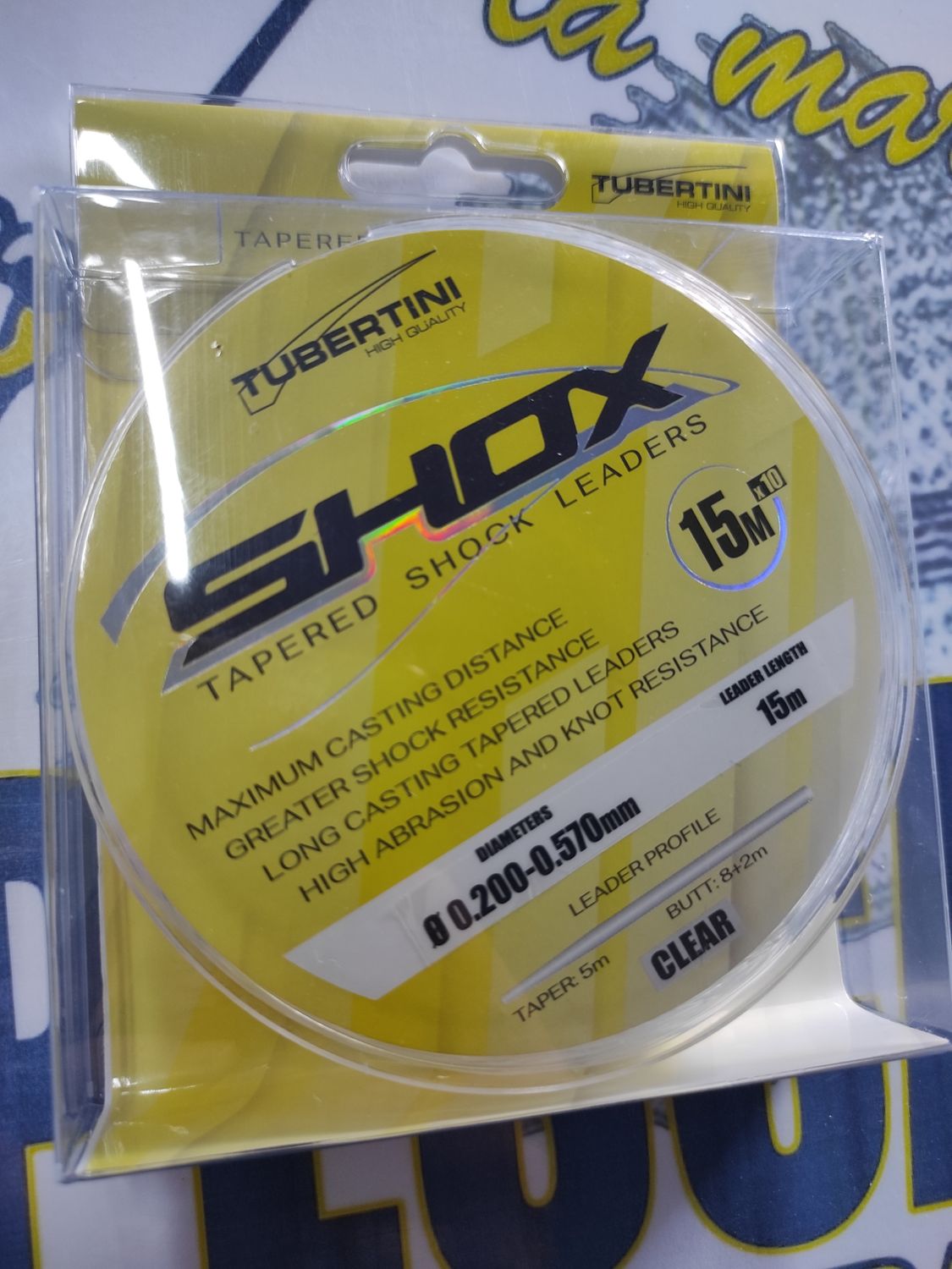 Linea Puente 10x15 - 0.20/0.57 - 15 Mtr - Shox Tubertini - Blanca