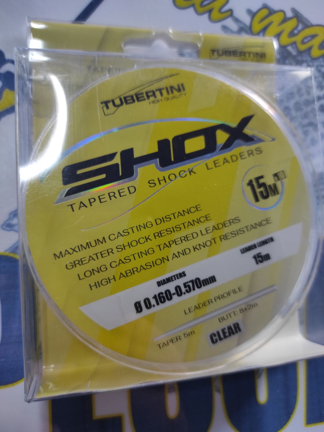 Linea Puente 10x15 - 0.16/0.57 - 15 Mtr - Shox Tubertini - Blanca