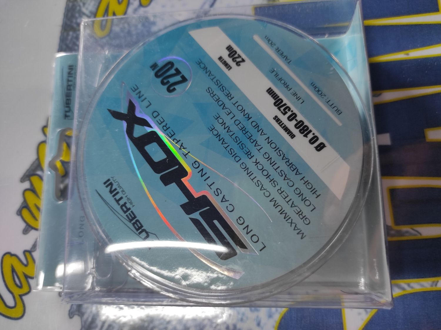 Linea Cola de Rata 220Mtr - 0.18/0.57 - Shox Tubertini - Multicolor