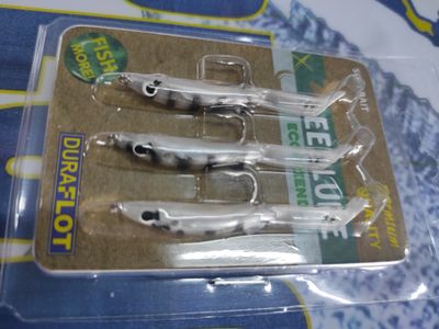 Vinilo Duraflot EEL LURE 55 MM-N - Negro Pintas - 3 Und