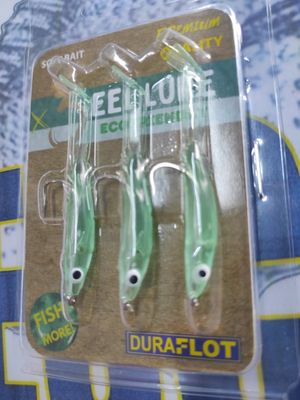 Vinilo Duraflot EEL LURE 55 MM-V - Verde - 3 Und