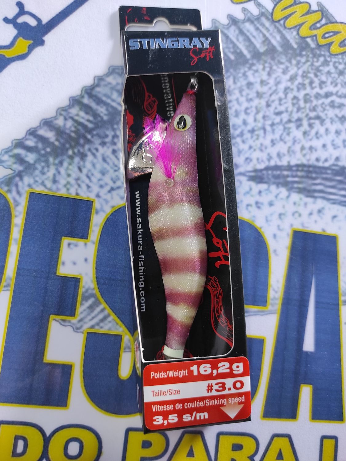 Señuelo Pajarito Sakura 3.0 - 95mm - 16,2Gr - 3,5s/m - Glow Pink Shrimp