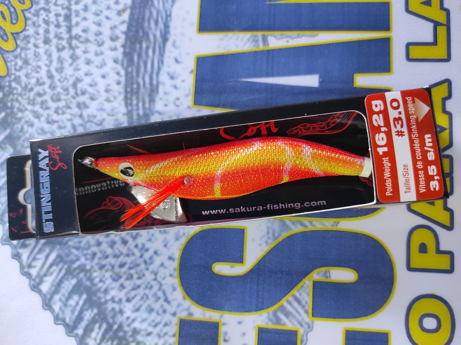 Señuelo Pajarito Sakura 3.0 - 95mm - 16,2Gr - 3,5s/m - Glow Briliant Orange