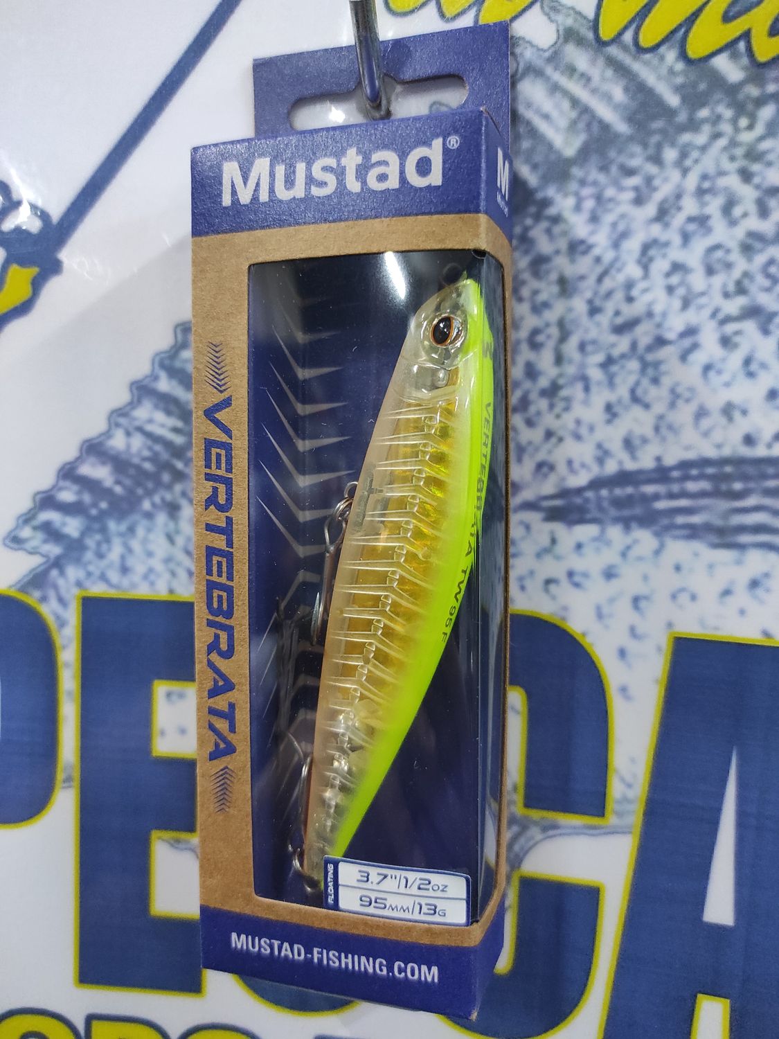 Paseante Mustad Vertebrata 3,7" - 95mm - 13Gr - 002