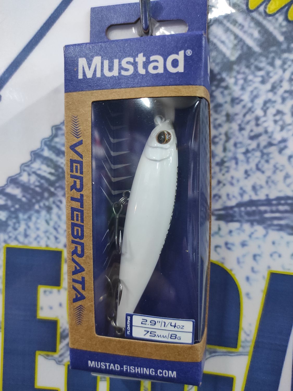 Paseante Mustad Vertebrata 2,9" - 75mm - 8Gr - 005