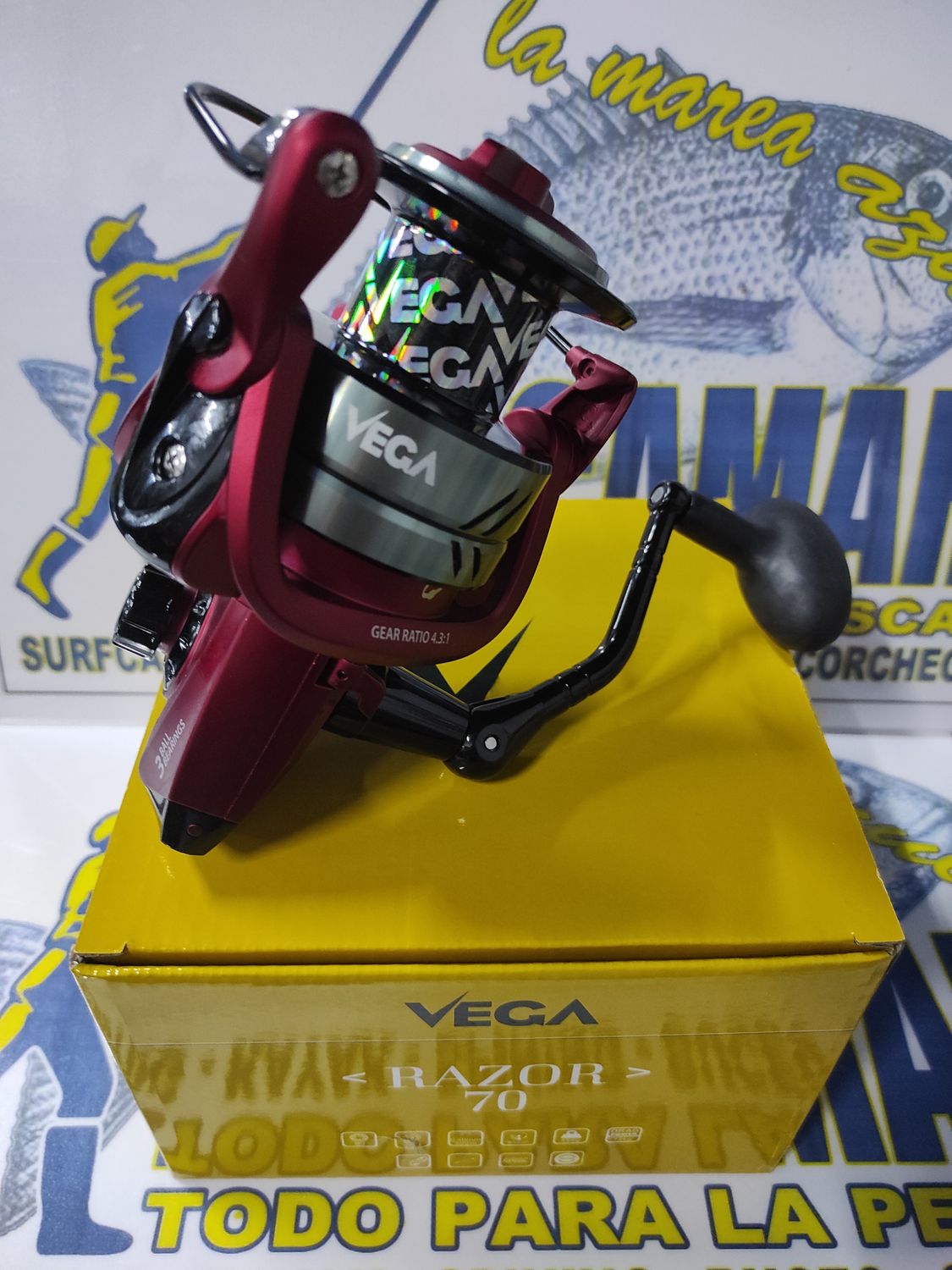 Carrete Vega Razor 70