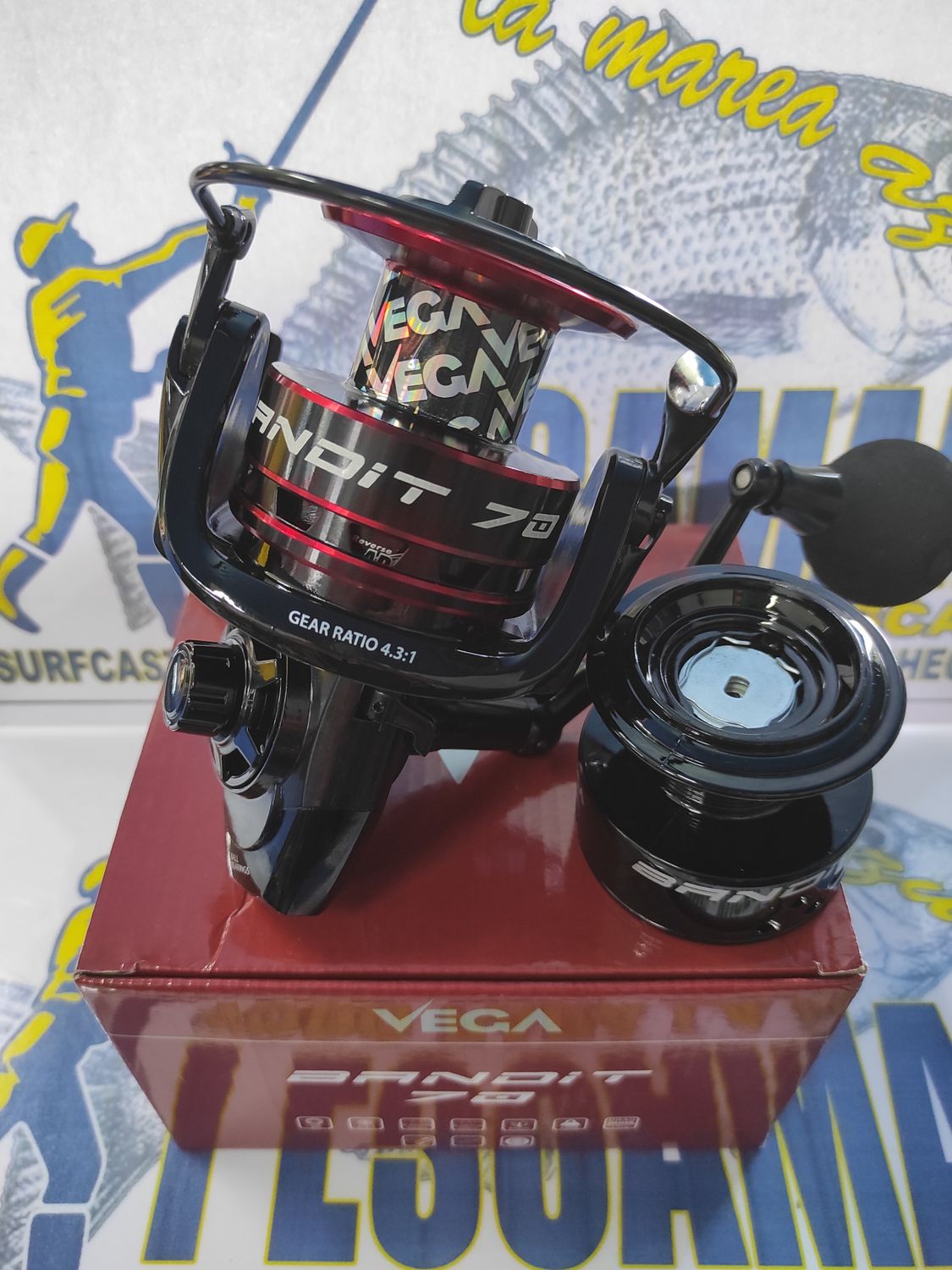 Carrete Vega Bandit 70