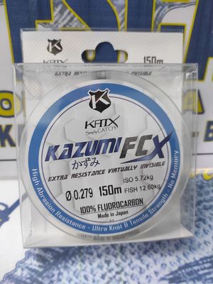 Línea 150 Mtr - 0.279mm - 12,60 Kg - 100% FluoroCarbon - Kazumi FCX