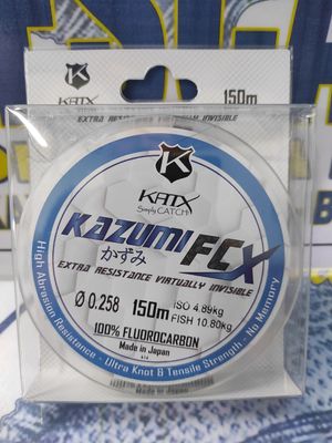 Línea 150 Mtr - 0.258mm - 4,89 Kg - 100% FluoroCarbon - Kazumi FCX