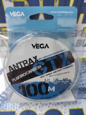 Línea 100 Mtr - 0.23mm - 7,86 Kg - 100% FluoroCarbon - Antrax - Vega