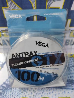 Línea 100 Mtr - 0.40mm - 19,40 Kg - 100% FluoroCarbon - Antrax - Vega