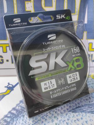Línea 150 Mtr - 0.17mm / PE1.5 - 12,90Kg - SK X8 - Tubertini