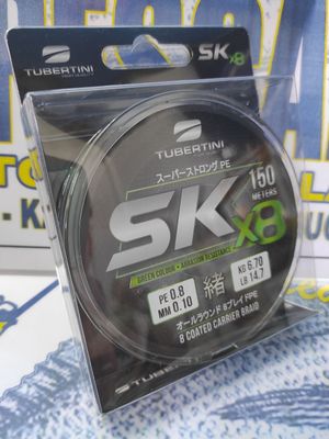 Línea 150 Mtr - 0.10mm / PE0.8 - 6.70Kg - SK X8 - Tubertini
