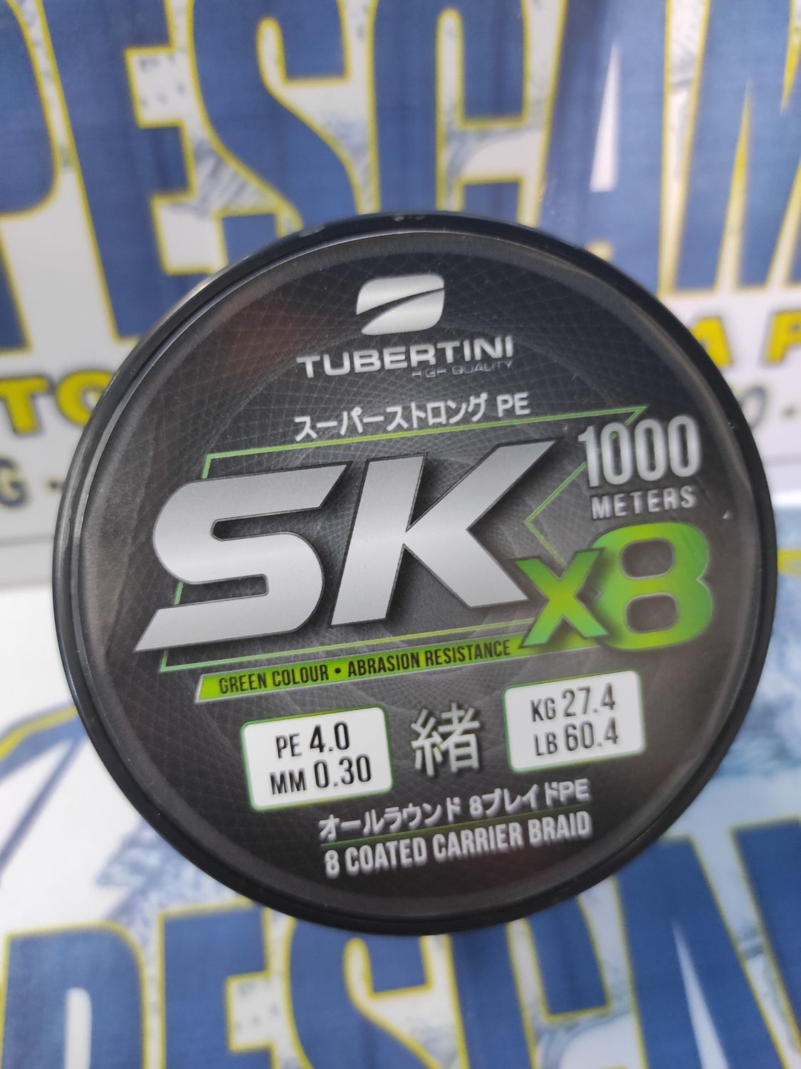 Línea 1000 Mtr - 0.30mm / PE 4.0 - 27,40Kg - SK 8X TUBERTINI