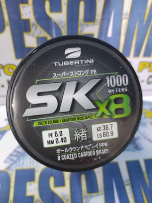 Línea 1000 Mtr - 0.40mm / PE 6.0 - 36.70Kg - SK 8X TUBERTINI