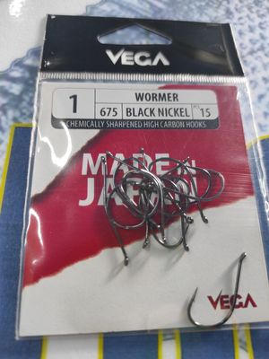 Anzuelo Vega Wormer 1 - 675 - 15und - ojal